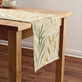 Rustikaler Wheat Field Table Runner Kurzer Tischläufer
