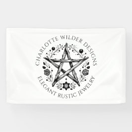 Rustikaler Wiccan Pagan Juwelier Designer Banner