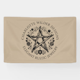 Rustikaler Wiccan Pagan Natureschmuck Designer Banner