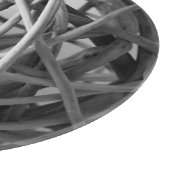 Rustikaler Wicker Ball Schneidebrett (Ecke)