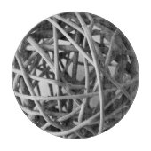 Rustikaler Wicker Ball Schneidebrett (Vorderseite)