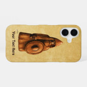 Rustikaler Wikinger iPhone 16 Hülle (Rückseite (Horizontal))