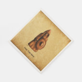 Rustikaler Wikinger Serviette (Ecke)