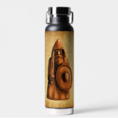 Rustikaler Wikinger Trinkflasche (Vorne)