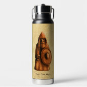 Rustikaler Wikinger Trinkflasche (Vorderseite)
