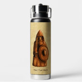 Rustikaler Wikinger Trinkflasche (Hinten)