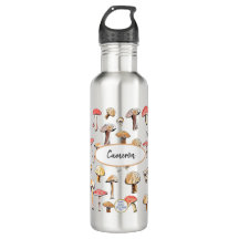 Rustikaler Wild Mushroom HandIllustriert Personali