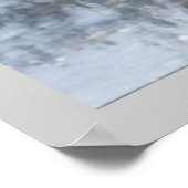 Rustikaler Wildtier-Elch Poster (Ecke)