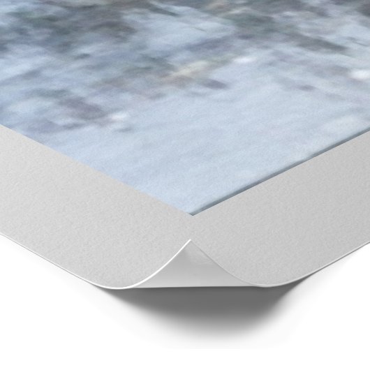 Rustikaler Wildtier-Elch Poster (Ecke)