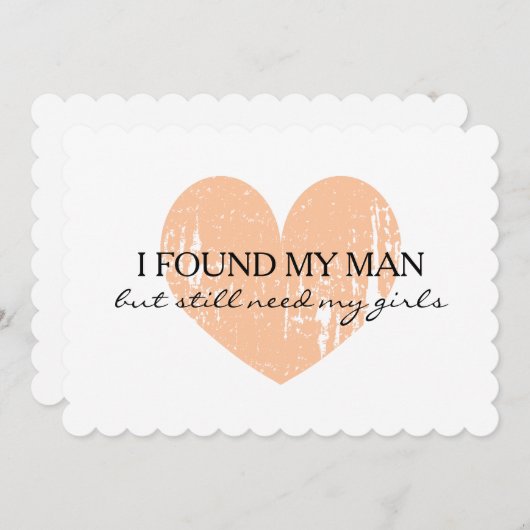 Rustikaler Wille sind Sie meine Einladung (Vorne/Hinten)