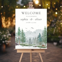 Rustikaler Willkommenswald Grünwald