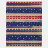 Rustikaler Winter Fleecedecke (Vorderseite)