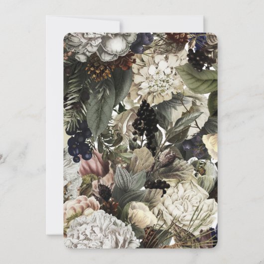 rustikaler Winter gebunden den Knoten, den wir auf Einladung (Rückseite)