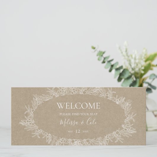 Rustikaler Winter | Header für die Kraft-Hangchart (Stehend Vorderseite)