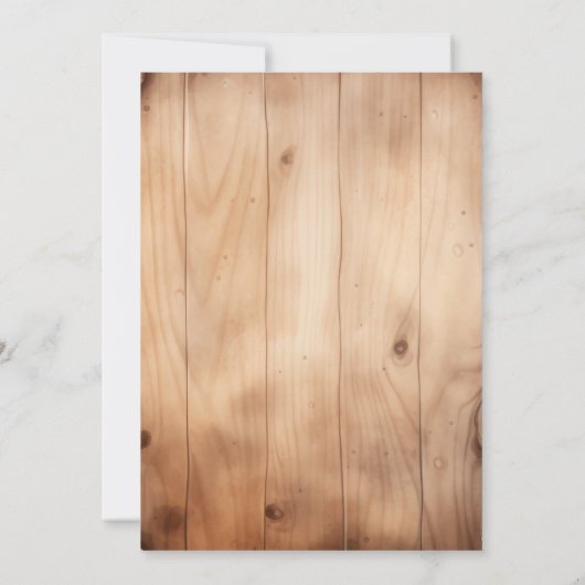 Rustikaler Winter Onederland Lumberjack Geburtstag Einladung (Rückseite)