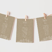 Rustikaler Winter | Tischnummer der Kraft