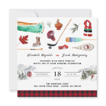 Rustikaler Winterberg | Einladung zur Hochzeit von