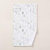 Rustikaler Winterpinienbaum Badhandtuch Set (Handtuch)