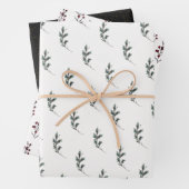 Rustikaler Winterurlaub Geschenkpapier Set (Beispiel)