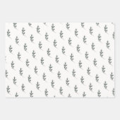 Rustikaler Winterurlaub Geschenkpapier Set (Vorderseite)