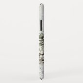 Rustikaler Winterwunderland-Bär im Schnee Case-Mate iPhone Hülle (Hinten/Rechts)