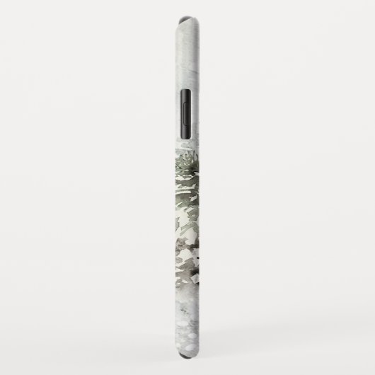 Rustikaler Winterwunderland-Bär im Schnee Case-Mate iPhone Hülle (Hinten/Rechts)