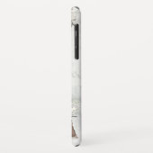 Rustikaler Winterwunderland-Bär im Schnee Case-Mate iPhone Hülle (Hinten/Links)