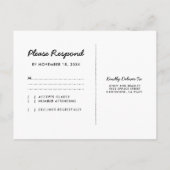 Rustikaler Wohn Weihnachten Winter UAWG Einladungspostkarte (Rückseite)