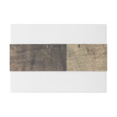 Rustikaler Wood Mason Jar String Lights Polteraben Einladungsbanderole (Rückseitenbeispiel)