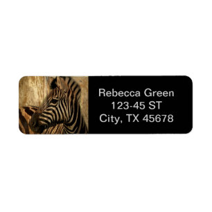 rustikaler Woodgrain Afrika-Safaritier Zebra