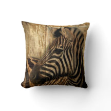 rustikaler Woodgrain Afrika-Safaritier Zebra