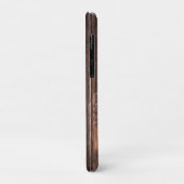 Rustikaler Woodland Buck Wood Pattern Vater Case-Mate iPhone Hülle (Hinten/Links)