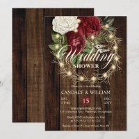 Rustikaler Woodsy Lighted Wreath Polterabend