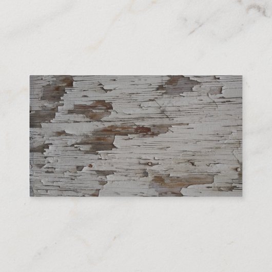 Rustikaler Zaun Antike Visitenkarte (Rückseite)