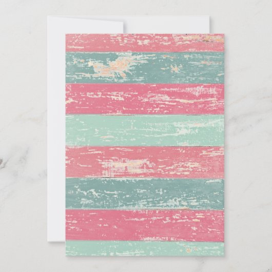 Rustikaler Zaun Geburtstagsparty Einladung (Vorderseite)