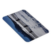 Rustikaler Zaun Snowy San Juans Dallas Divide Magnet (Rechte Seite)