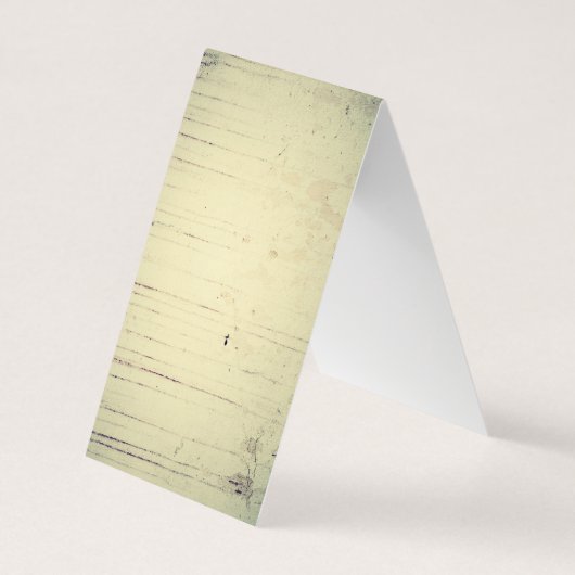 Rustikaler Zeltfalzkarton mit Vorzeigekarten-DIY-P Visitenkarten (Rückseite)