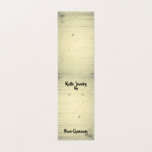 Rustikaler Zeltfalzkarton mit Vorzeigekarten-DIY-P Visitenkarten (Außenseite Aufgefaltet)