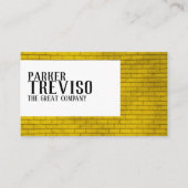 Rustikaler Ziegelstein Visitenkarte (Vorderseite)