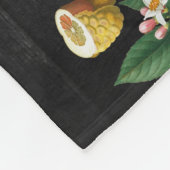 Rustikaler Zitrusgarten Fleecedecke (Ecke)