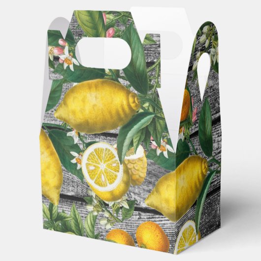 Rustikaler Zitrusgarten Geschenkschachtel (Geöffnet)