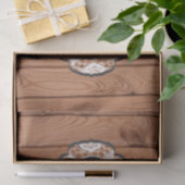 Rustikaler Zuhause-Redewendungens-Entwurf Seidenpapier (Geschenk)