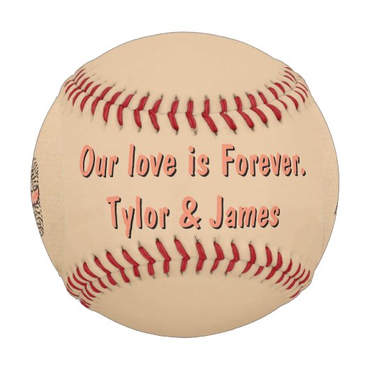 Rustikaler Zwei Niedlicher Igel in Liebe mit Meldu Baseball (Vorderseite)