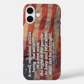 Rustikaler zweiter Zusatzartikel zur US-Verfassung Case-Mate iPhone Hülle (Rückseite)