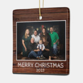 Rustikales 2-Foto-Foto--Rückseite Keramikornament (Links)