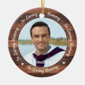 Rustikales 2-Foto in der Gedächtnismesse Keramik Ornament (Vorne)