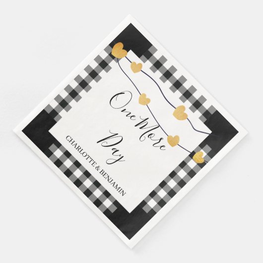 Rustikales Abendessen bei Hochzeit und Probe Serviette (Ecke)