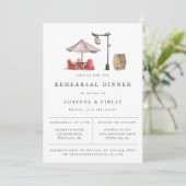 Rustikales Abendessen in der Probe Ankündigung (Stehend Vorderseite)