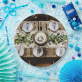 Rustikales Abendessen-Party-WegwerfpapierTeller Pappteller (Party)