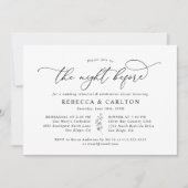 Rustikales Abendessen vor der Probe Einladung (Vorderseite)